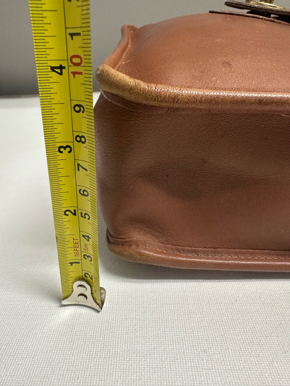 Vintage Coach Leather Willis Satchel in Cognac Brown 9927 - Picture 9 of 16